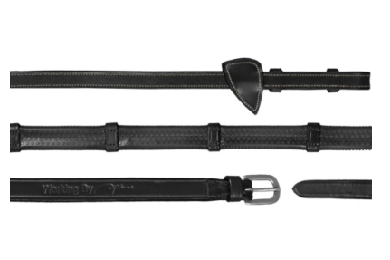 Dyon stopperitega kummiratsmed 1/2 - mustad